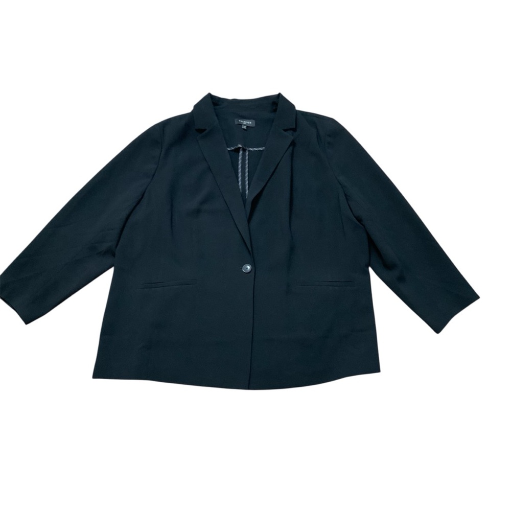 Talbots Plus Easy Travel Single Button Blazer Siz… - image 2